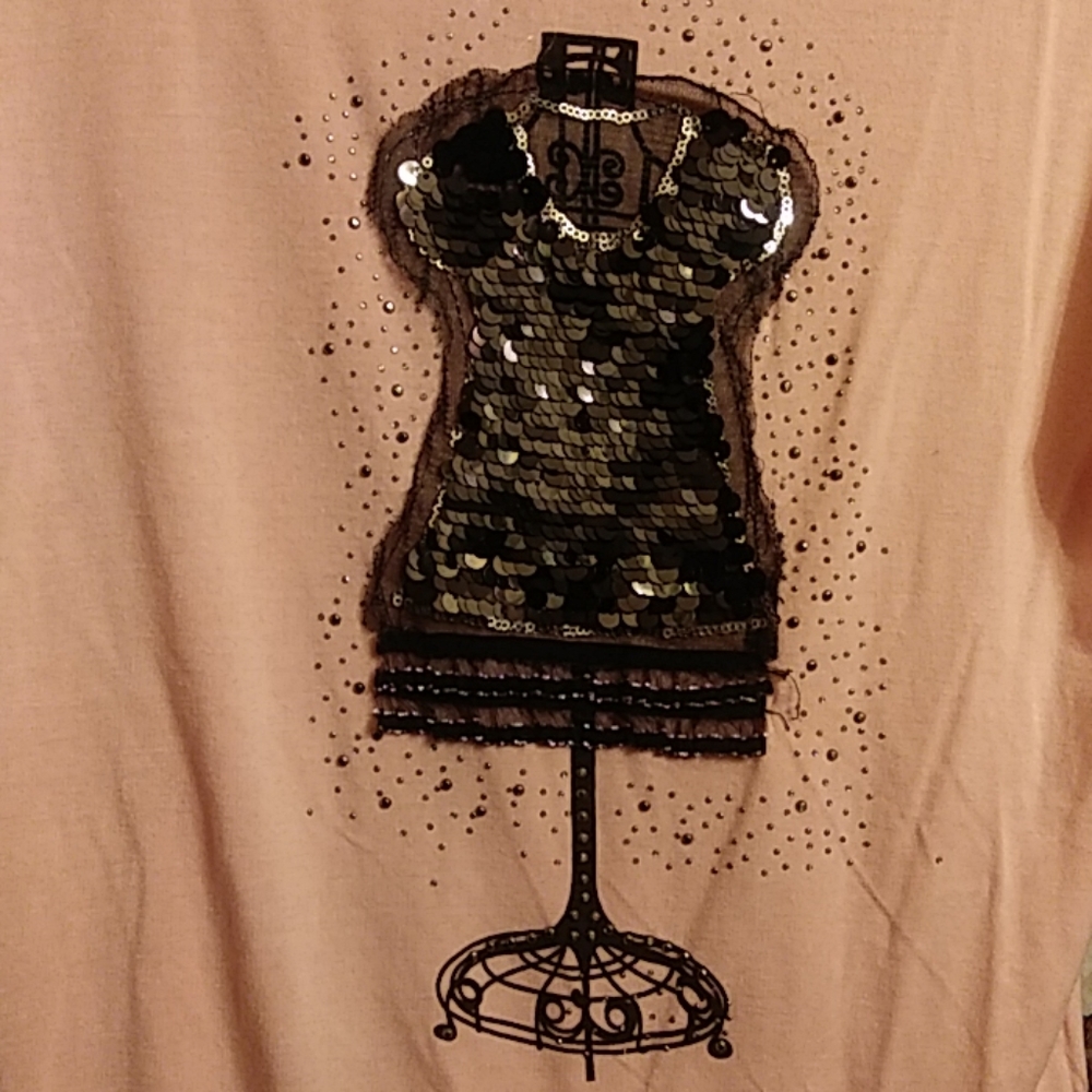 3 for $15 sequin tee - Picture 2 of 8